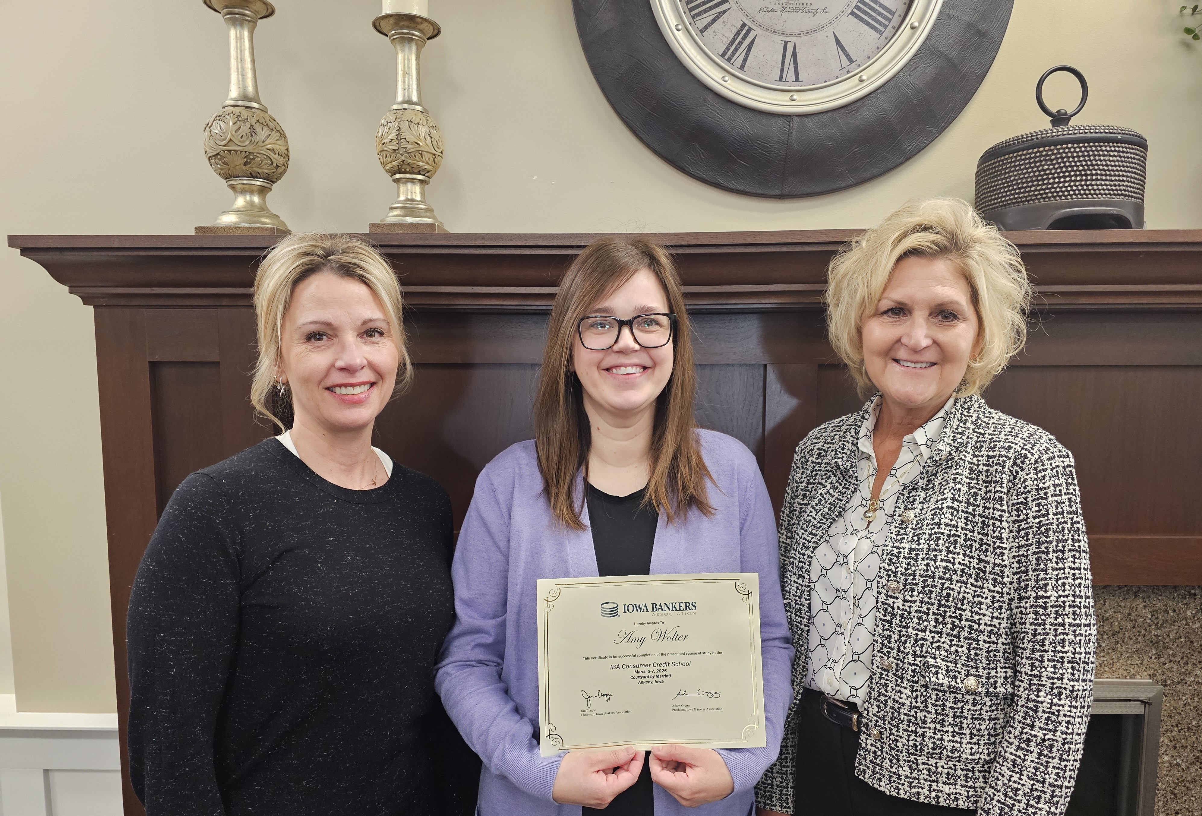 Wolter Earns Consumer Credit Certificate