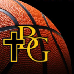 BGHS logo on orange basketball
