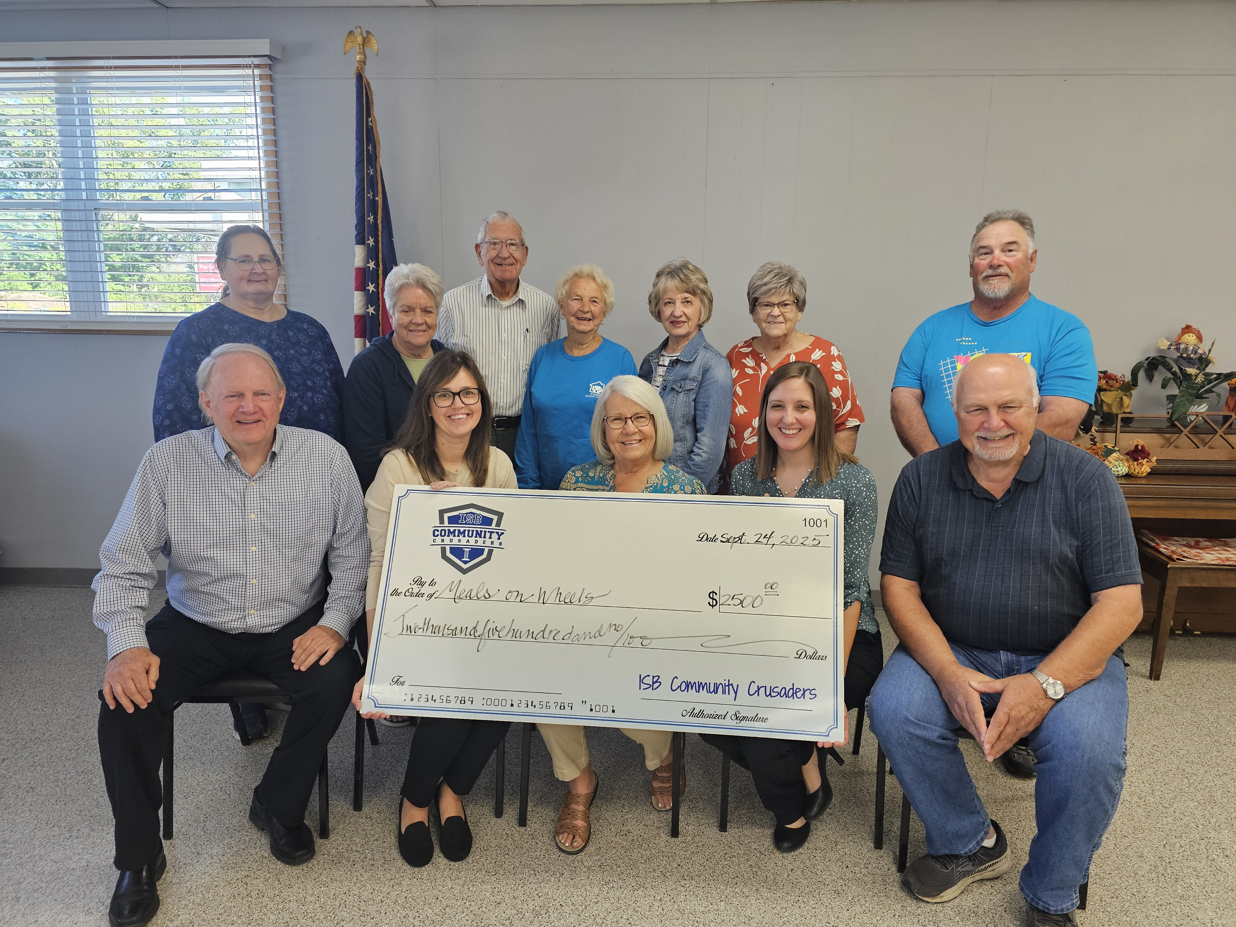 Rolling Out Kindness: Crusaders Boost Meals on Wheels Mission