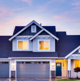 Home with 3 Car Garage