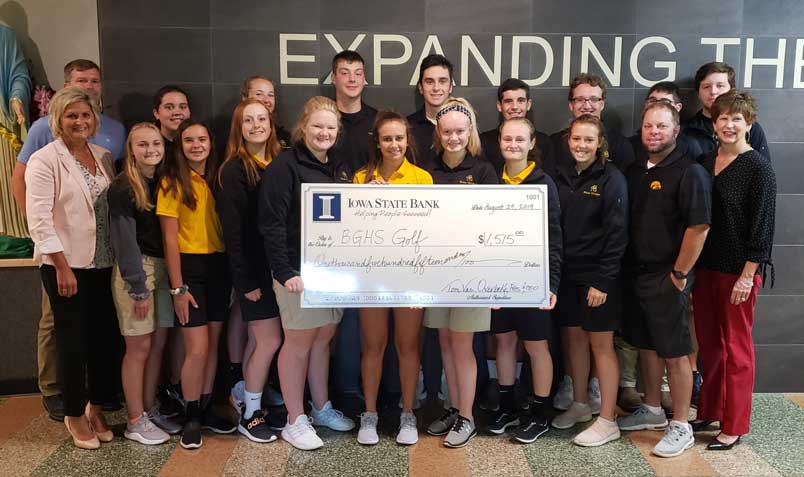 Golf Donation Fits BGHS to a Tee