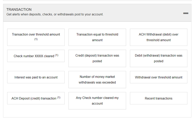 Get Organized with Account Alerts