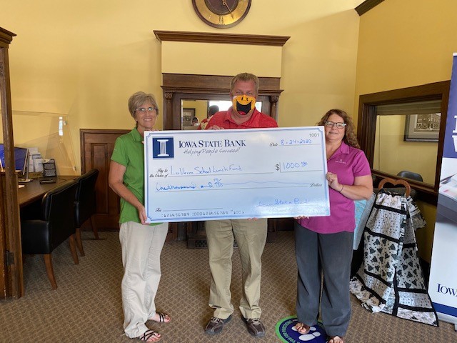 Donation Serves Lu Verne Schools